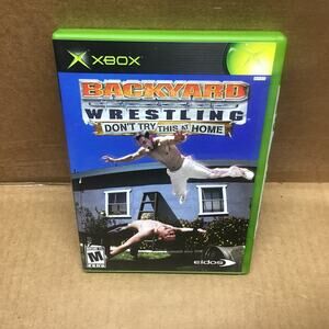 Backyard Wrestling Dont Try This at Home Microsoft Xbox 2003 Tested Working